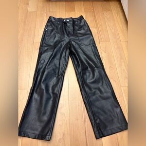 Blanknyc the Baxter 27 Black Faux Leather Pants like new